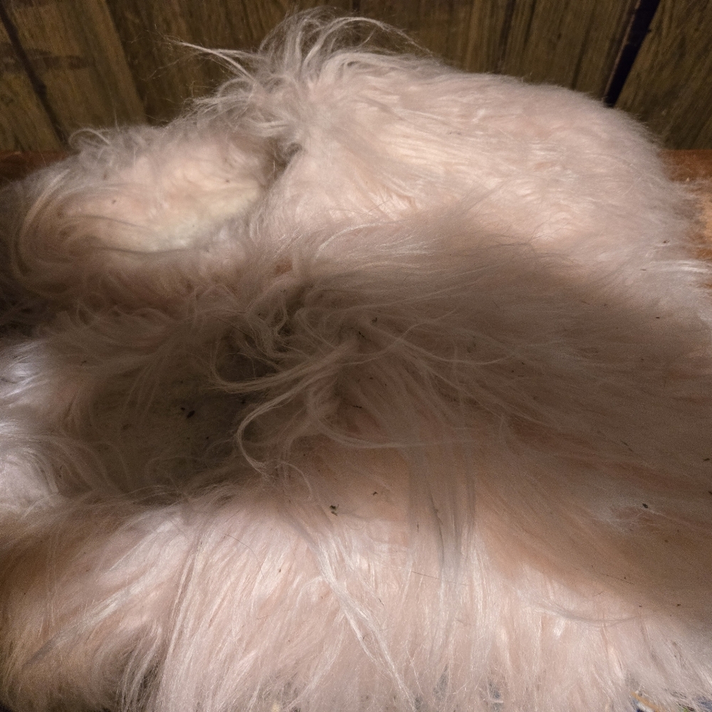 Fluffy Pink Faux Fur Slippers